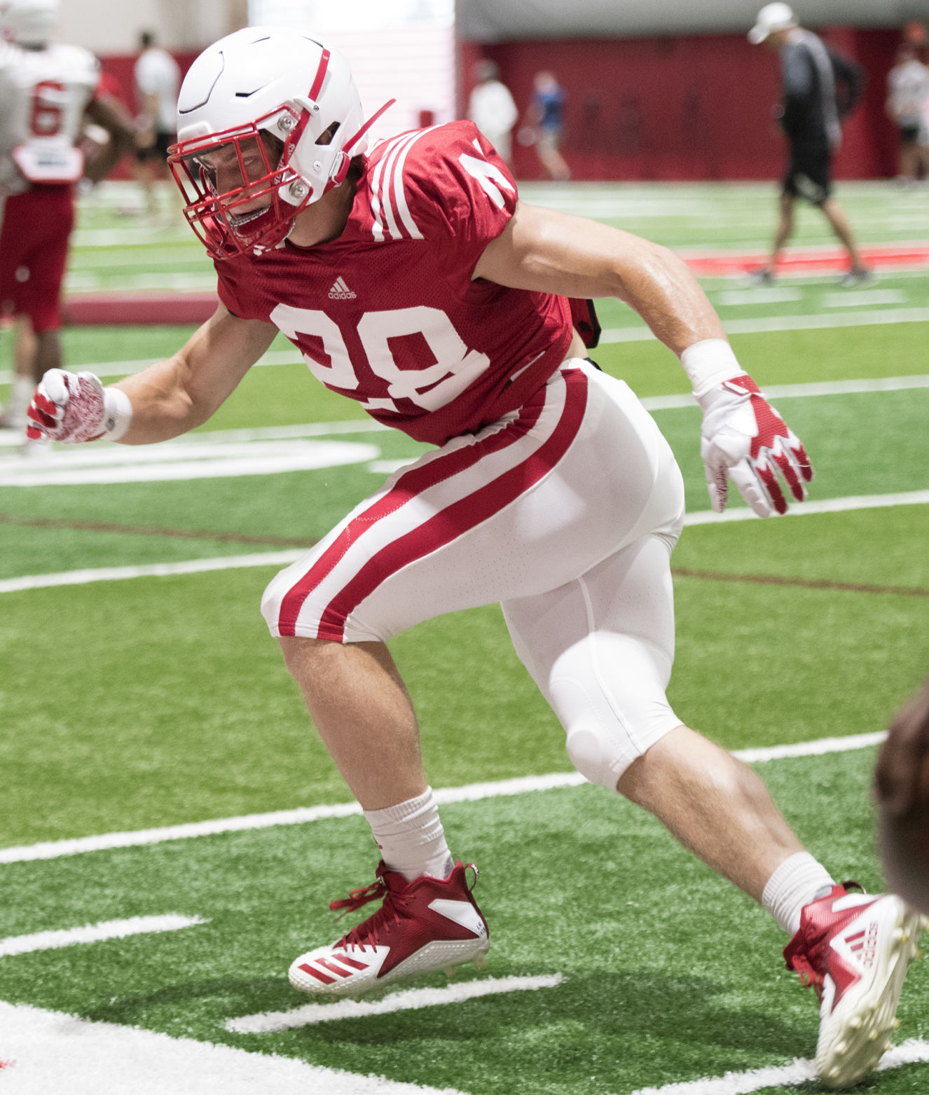 NU football practice, 8.7